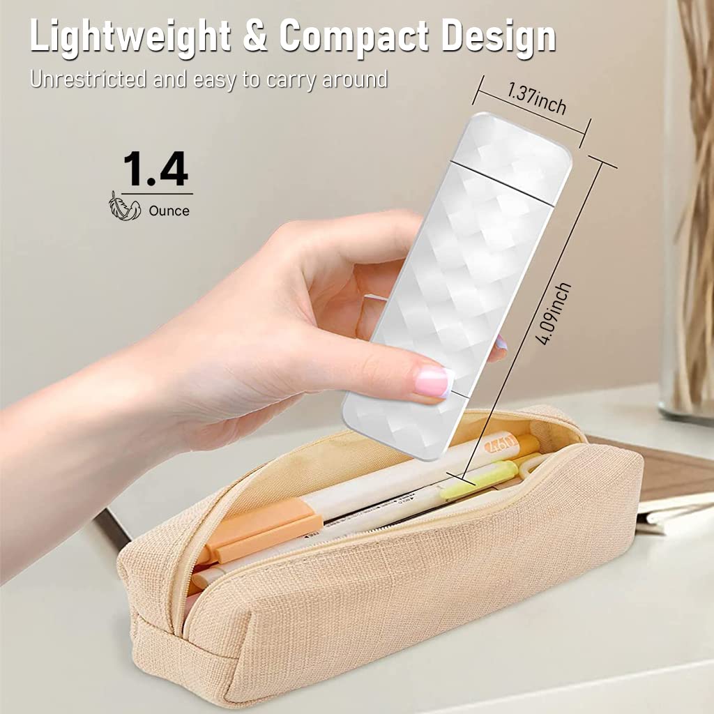 ELEPHANTBOAT® Portable USB Rechargeable Book Light for Reading in Bed with 3 Colors, 5 Brightness Levels, and Clamp, Perfect for Nighttime Reading of Books, Magazines, and Tablets.