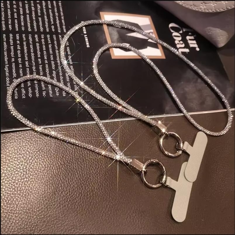 PATPAT Phone Lanyard for Mobile with 2 Tether Tabs and Metal Snap Rings | Chic Rope Strap