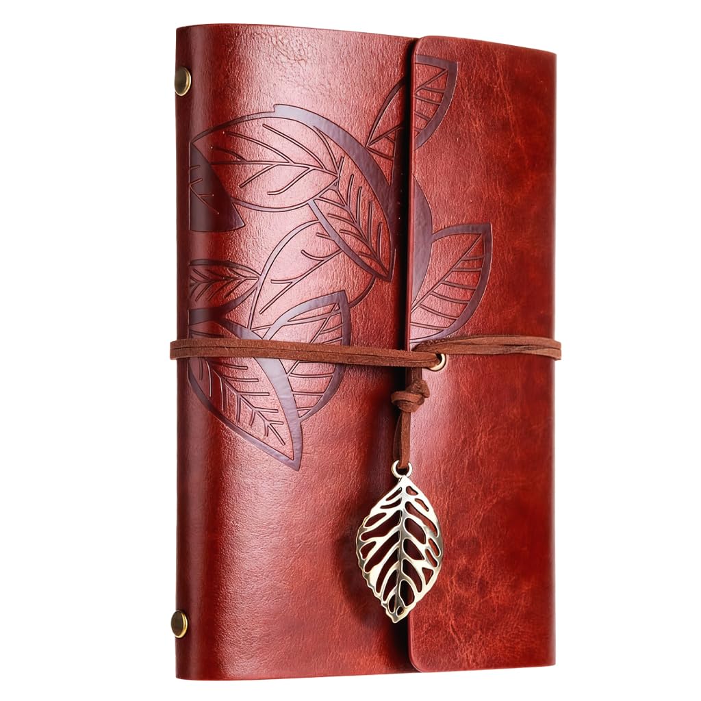 ZIBUYU® 53Arts Dark Brown PU Leather Cover Loose