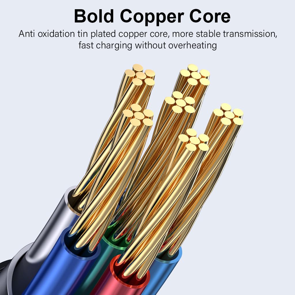 Verilux® Type C Cable, 3.9ft Type C to Light-ning, PD 20W Fast Charging Cable LCD Display Type C Extension Cable for iPhone Charging Cable for iPhone 15/14/13/12