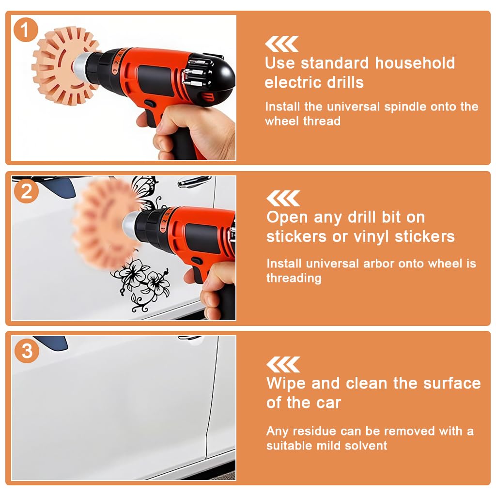 STHIRA 4 in Pneumatic Glue Removal Wheel for Automotive Use featuring Gear Shaped Design