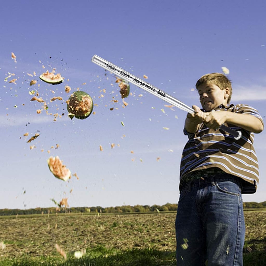 Optifit Baseball Stick for Adults with Ergonomic Rubberized Handle 32 in Aluminum Alloy | Training and Self Defence Use