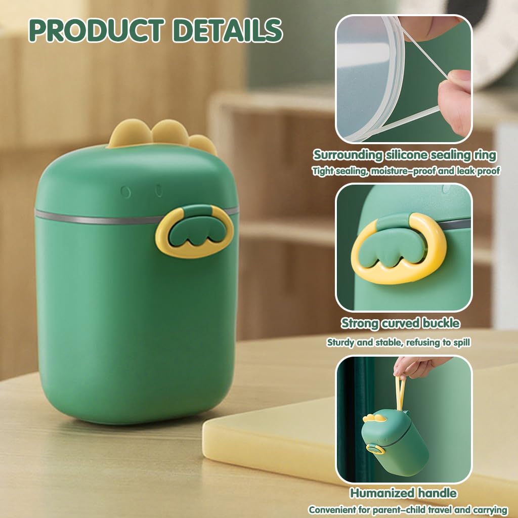 SNOWIE SOFT Baby Formula Dispenser 800ml with Airtight Seal and Scoop | BPA-Free PP Container