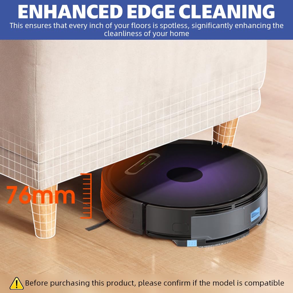 Verilux Side Brushes for ILIFE Robot Vacuum Cleaner 12PCS featuring Anti Tangle Design