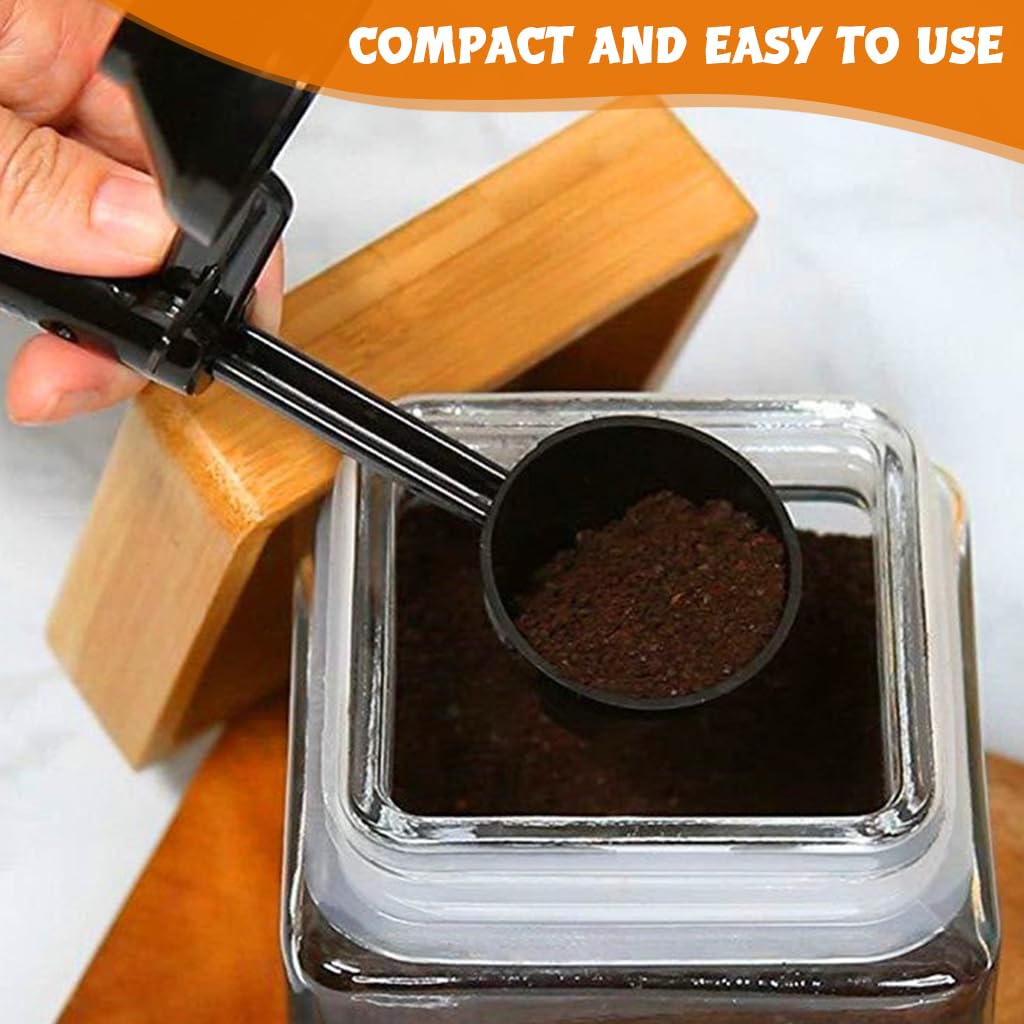 Supvox Coffee Powder Scoop for Refillable Capsules featuring 2 in 1 Funnel Design | ABS Material