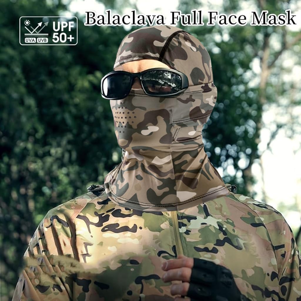 Optifit Summer Balaclava Face Mask for Outdoor Riding with Ice Silk Cooling Fabric | 2PCS