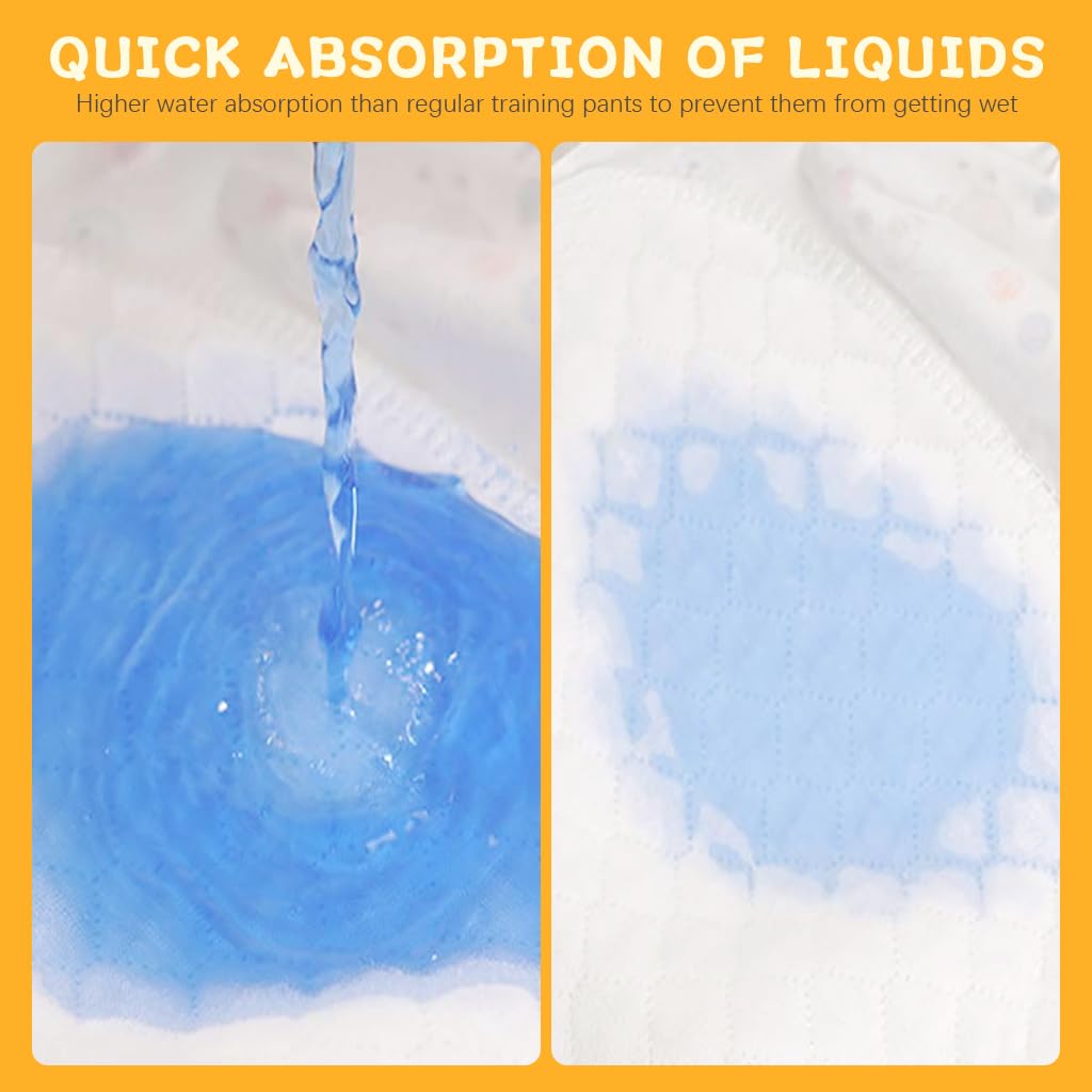 SNOWIE SOFT Potty Training Pants for Toddlers with Elastic Waist and Breathable Cotton | 2Pcs 7.5–10 kg Reusable Underwear for 12–15 Months