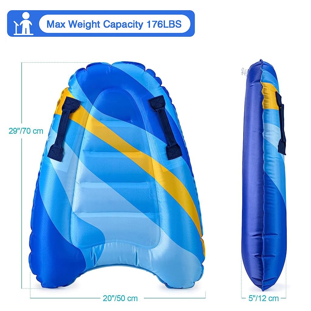 Optifit Swimming Kickboard for Kids Learning to Swim with 70×52×15cm Triangle Design | PVC Float Aid