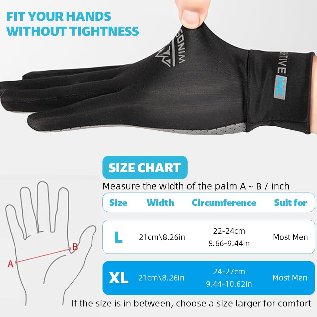 PROBEROS Sun Proof Gloves for Driving and Outdoor Use with UPF 50+ | Ice Silk Touchscreen Design