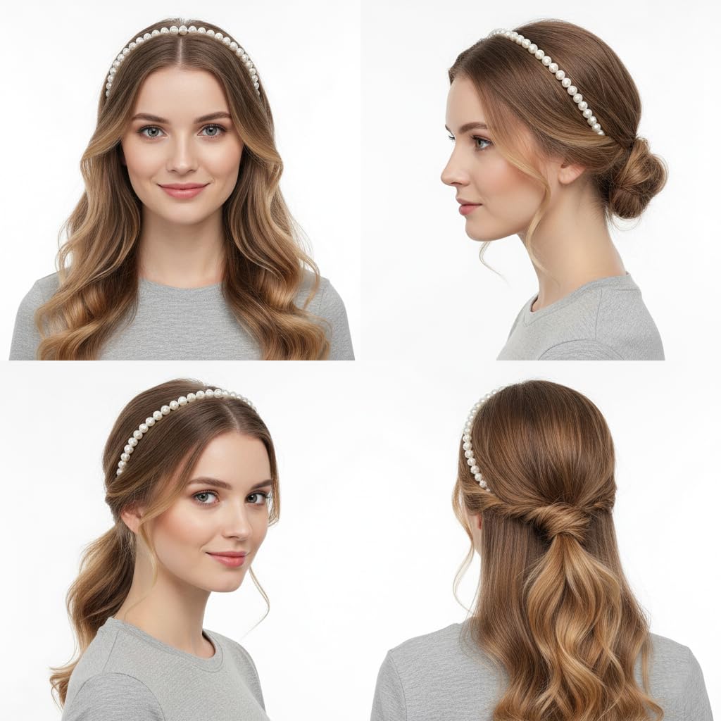 MAYCREATE Headbands for Women and Girls featuring 7pcs Multi Style Non Slip Design | Fashion Hair Accessories Set