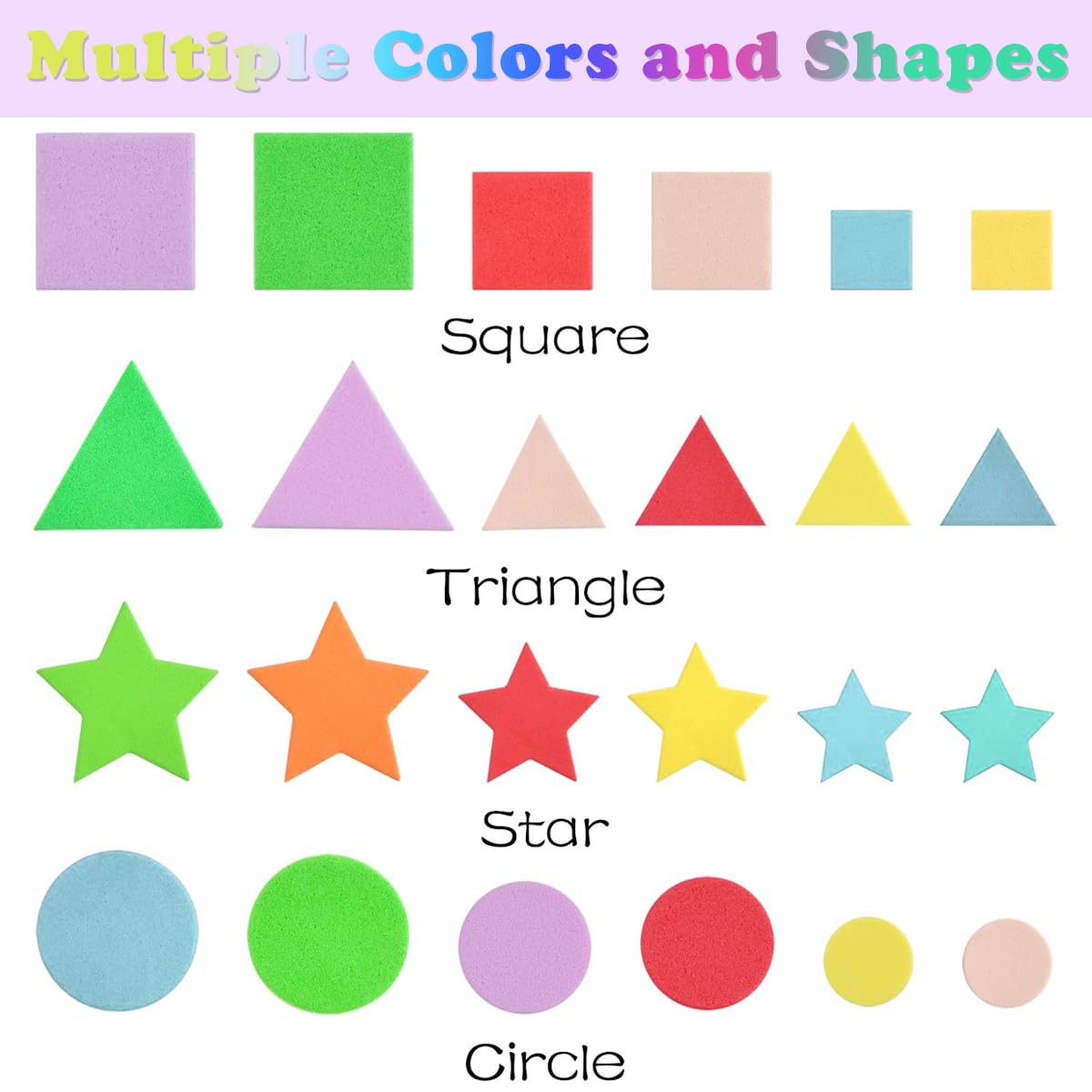 HASTHIP Geometric Stickers for Kids Visual Learning with 1000Pcs Shapes and 100 Googly Eyes | STEM Based DIY Crafts