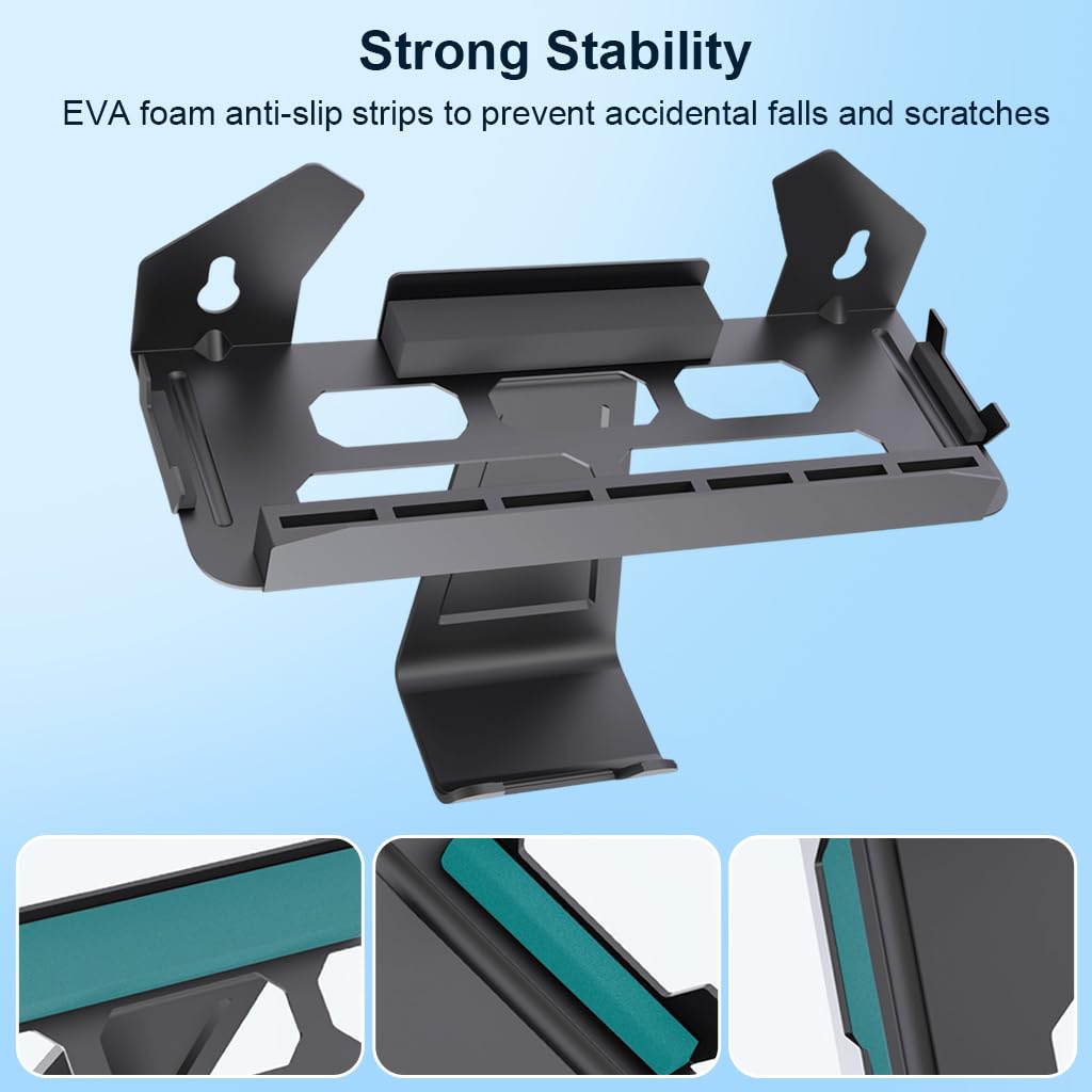 ZORBES Metal Wall Mount for Nintendo Switch 2 featuring Screw Fix System with 7 Card Slots