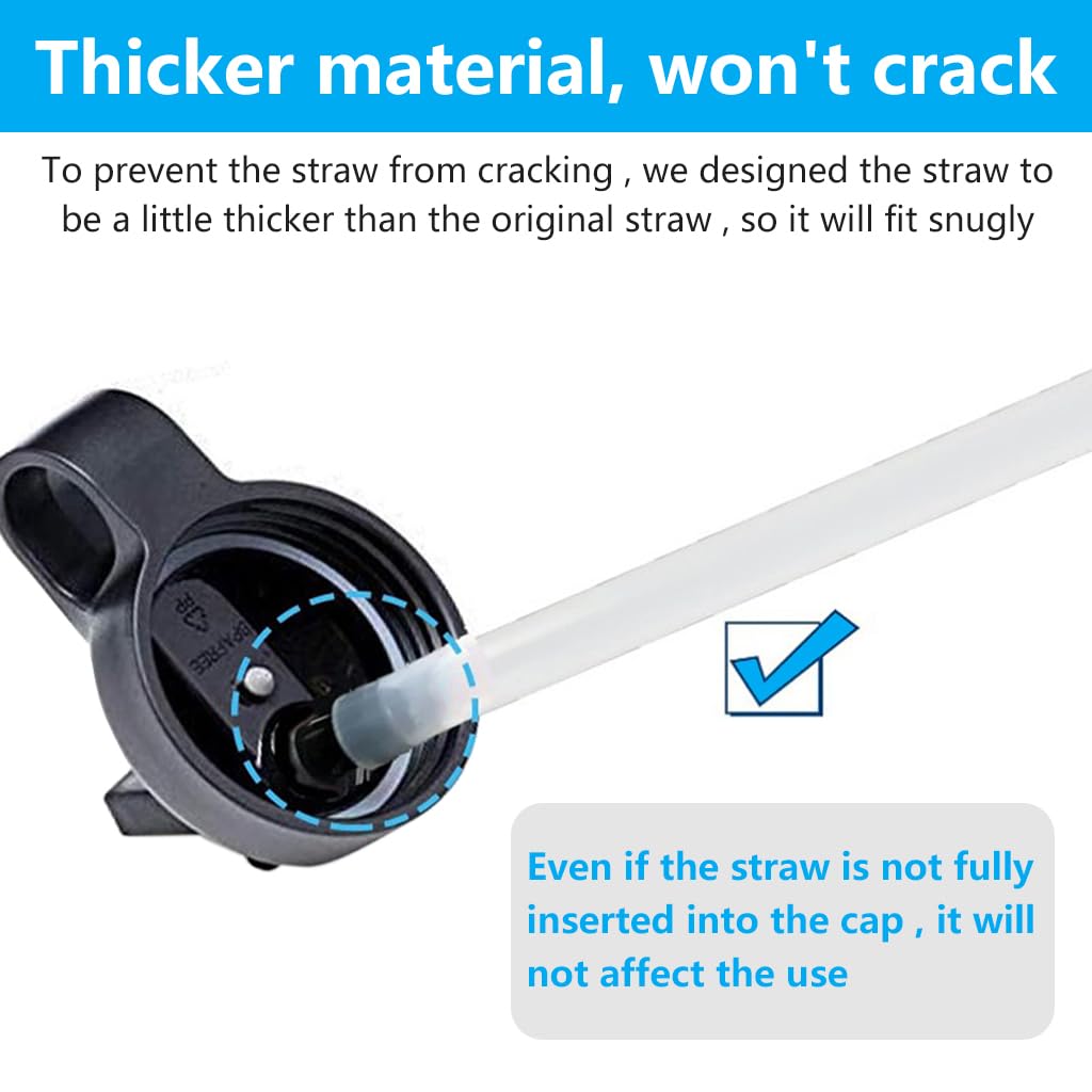 HASTHIP Lids with Straw for Hydro Flask 32 and 40 oz Bottles featuring Flip Cap | Food Grade PP