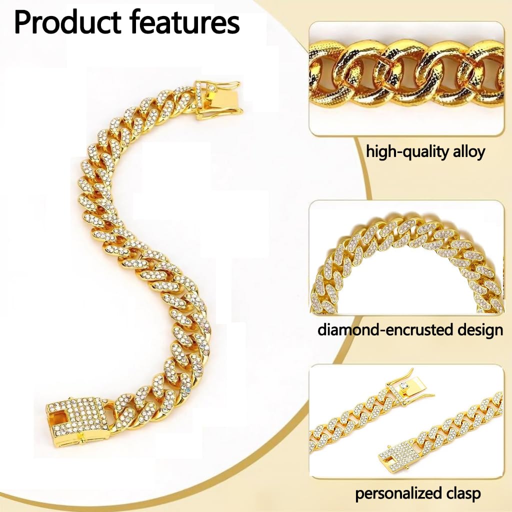 Zibuyu Layered Men Bracelet for Casual and Party Wear featuring Adjustable Metal Chains