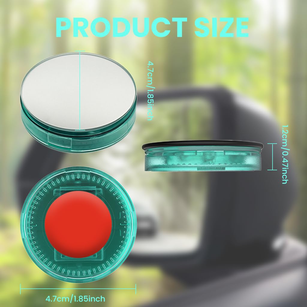 STHIRA Car Blind Spot Mirrors for Safer Driving with 360° Adjustment and 1.96 in HD Glass | Strong Suction Mount