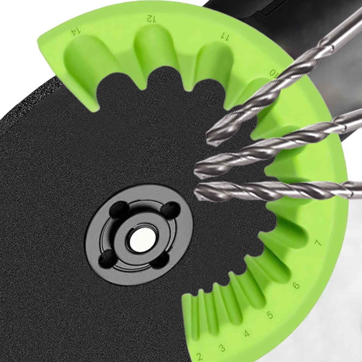 Serplex Drill Bit Sharpener Jig for 2–14mm Bits with 10 Grooves and ABS Build | DIY Use