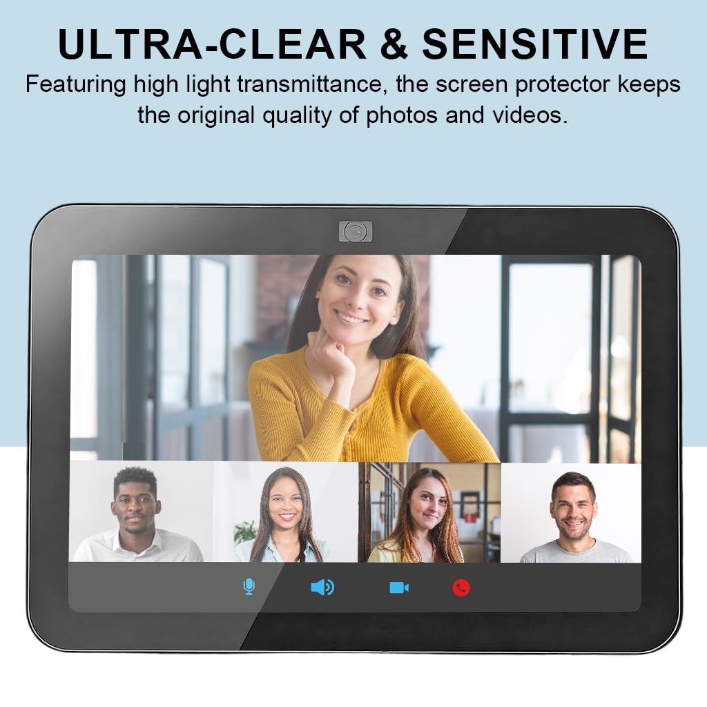 ZORBES Screen Protectors for Echo Show 8 with Bubble Free Anti Glare Glass | 3 Pack