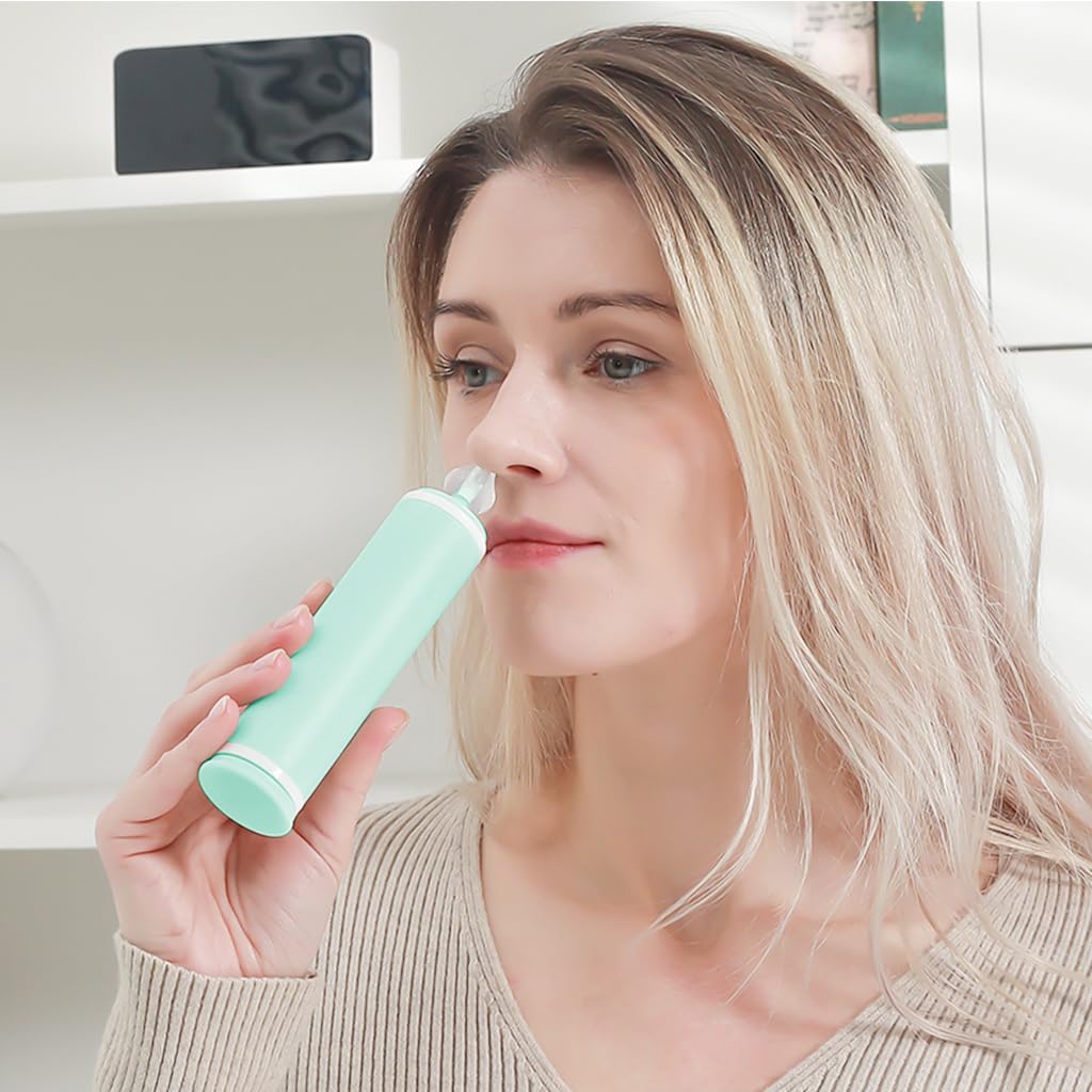 HANNEA Nasal Rinser 60ml for Adult Use with Soft Silicone Nozzle | Includes 2PCS Green Set