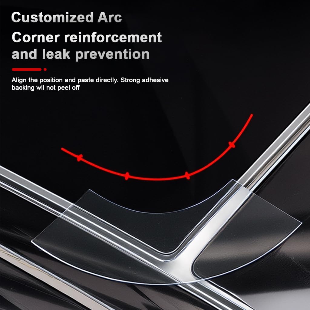 STHIRA Car Sunroof Edge Waterproof Sealing Strip with Noise Reduction | Transparent Heat Resistant Trim