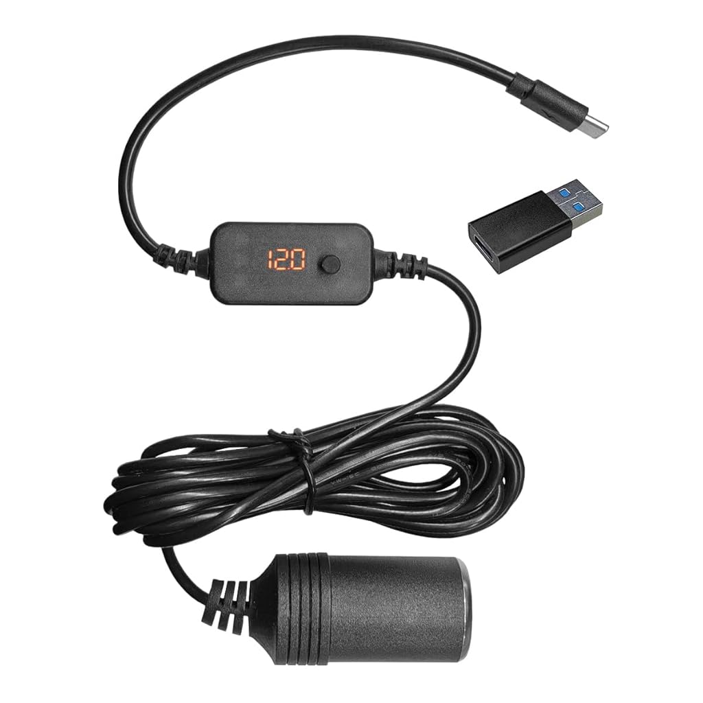 STHIRA® USB A to 12V Cigarette Lighter Adapter