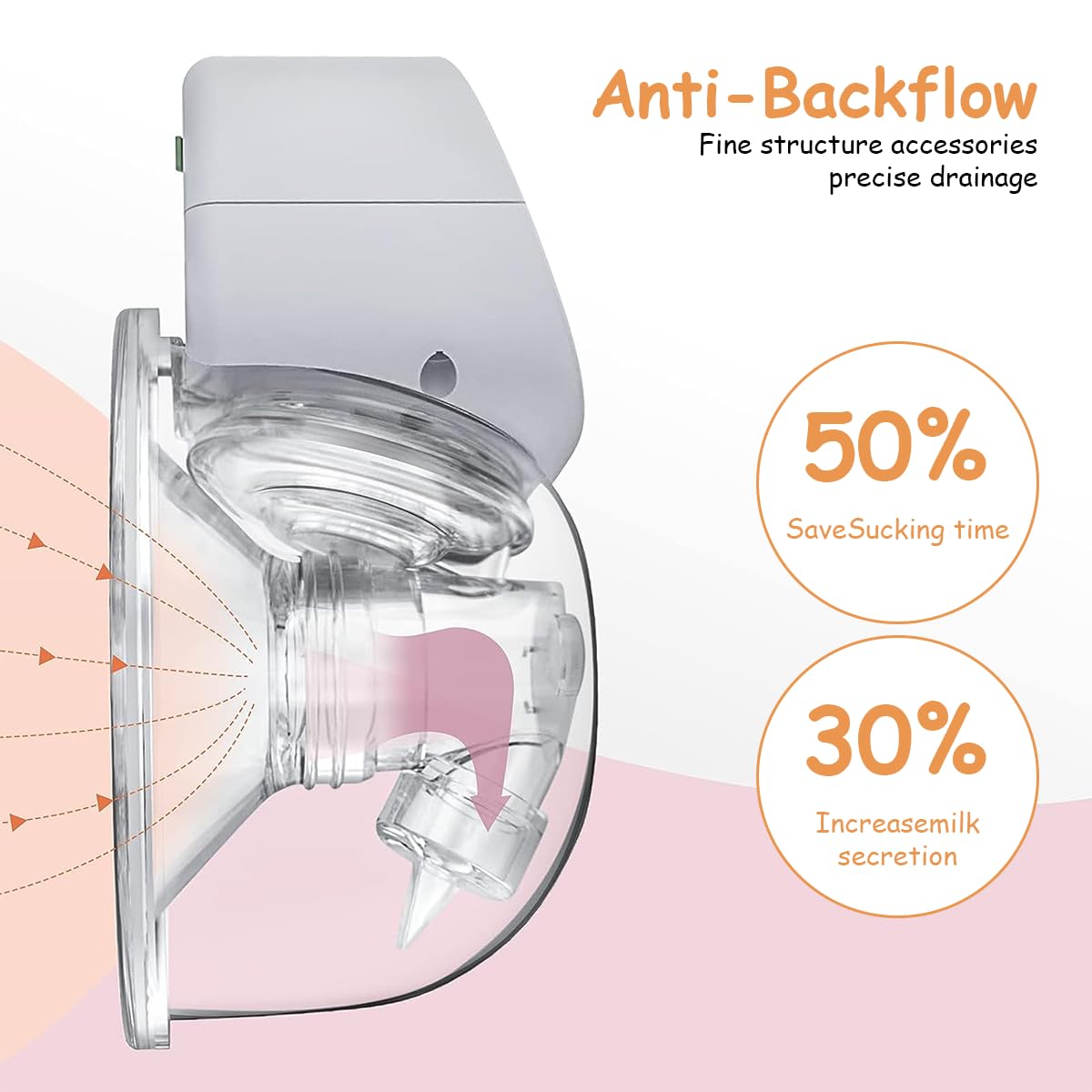 SNOWIE SOFT Breastmilk Collector Cup for Wearable Breast Pump with 24 mm Ergonomic Design | BPA Free Silicone Replacement Parts