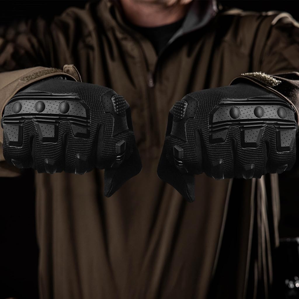 Proberos Tactical Gloves for Outdoor Work and Riding featuring Anti Slip Palm and Touchscreen Use