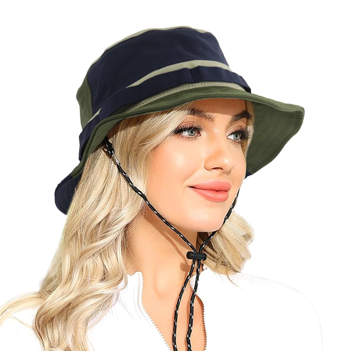 GUSTAVE Bucket Hat for Camping and Travel with Adjustable Chin Strap 54–58cm | Quick Dry Sun Protection for Women and Men