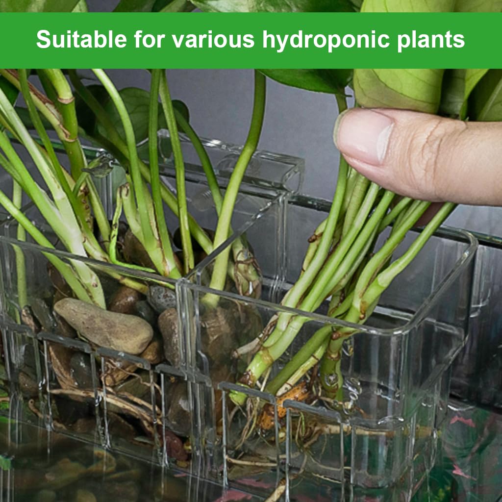 Qpets Betta Fish Hiding Cave for Resting and Spawning with 3 in Clear Acrylic Tunnel & Suction Cup