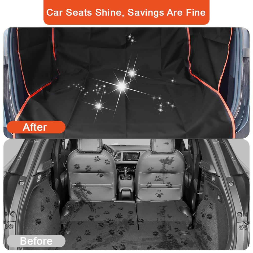 STHIRA Waterproof Car Trunk Mat for Pets 180x105cm with Non Slip Backing | Anti Scratch Cover for Cars and SUVs