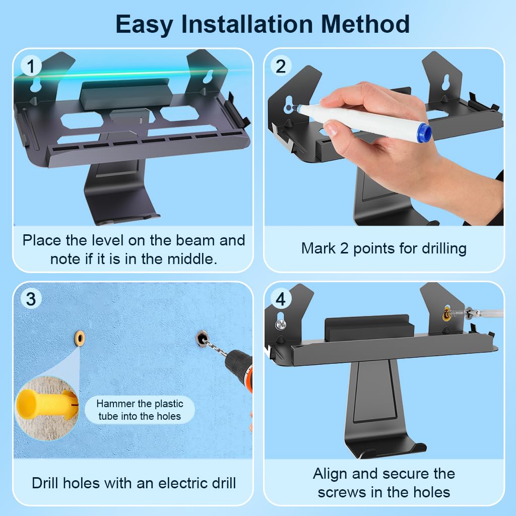 ZORBES Metal Wall Mount for Nintendo Switch 2 featuring Screw Fix System with 7 Card Slots