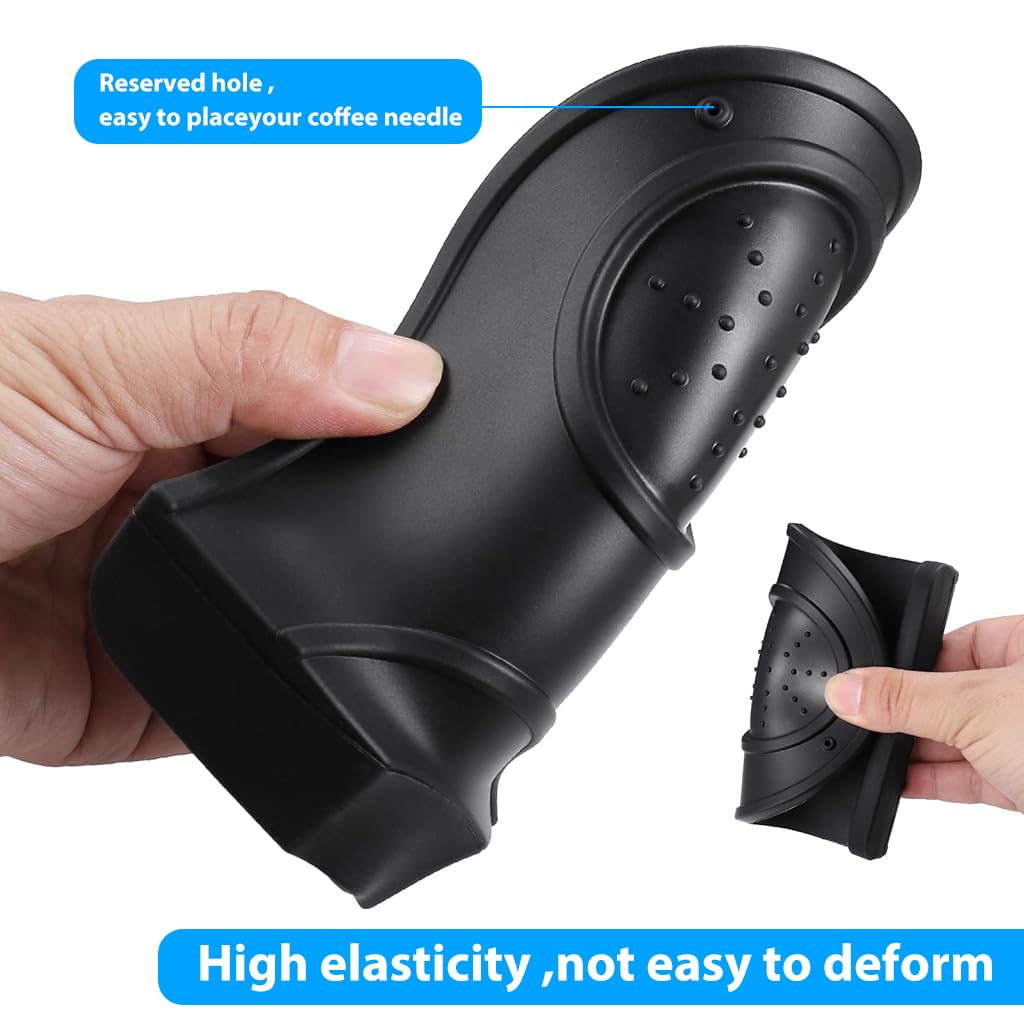 Supvox Silicone Coffee Tamper Mat for Espresso Bars 12.5x14cm with Non Slip Surface | Food Grade Silicone Counter Protector