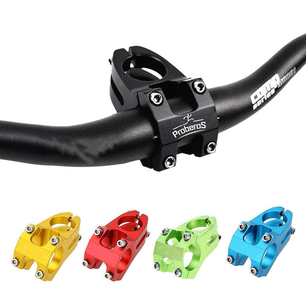 Proberos Bicycle Handlebar Stem for MTB Road and BMX with 31.8 mm Clamp | CNC 6061 T6 Aluminum