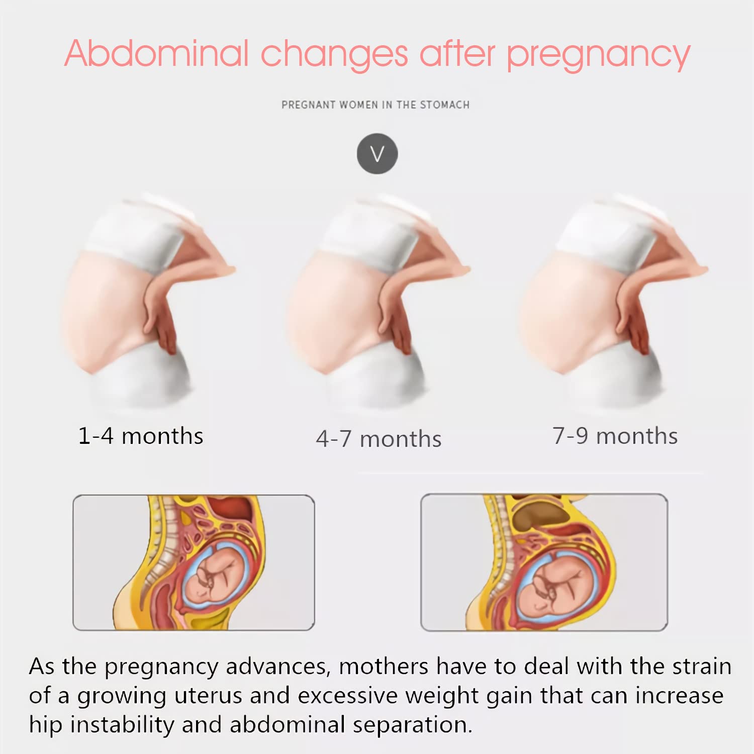 PALAY Maternity Belt for Pregnancy Support with Velcro Closure and Breathable Mesh | 117cm One Size Khaki