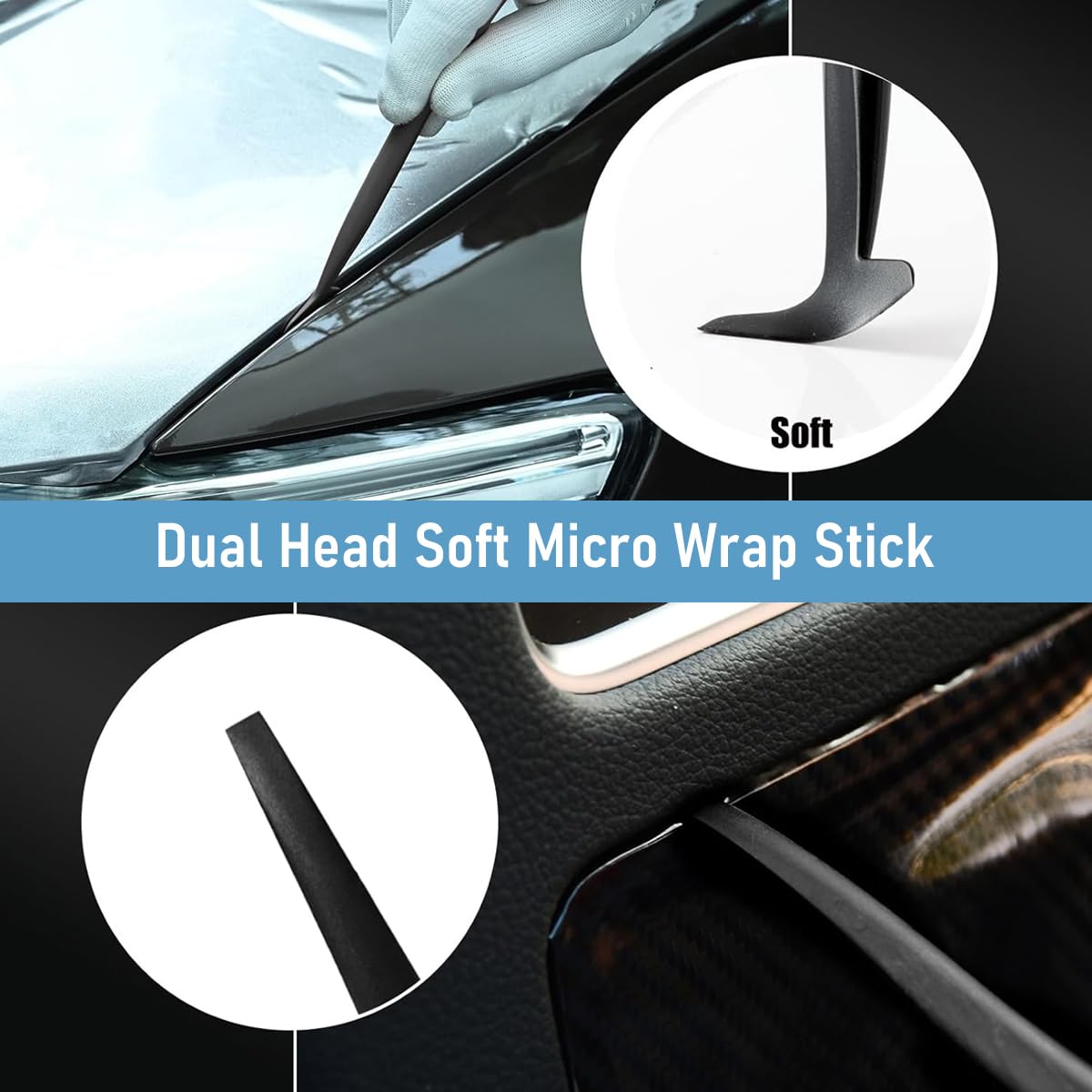 STHIRA Car Window Tint Tool Kit 42PCS for Film Application with Conqueror Squeegee | Utility Cutter and Peeling Tools