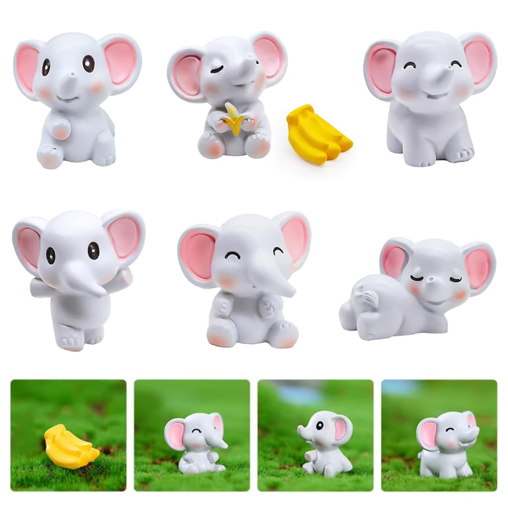 HASTHIP® Elephants Miniature Decor Items