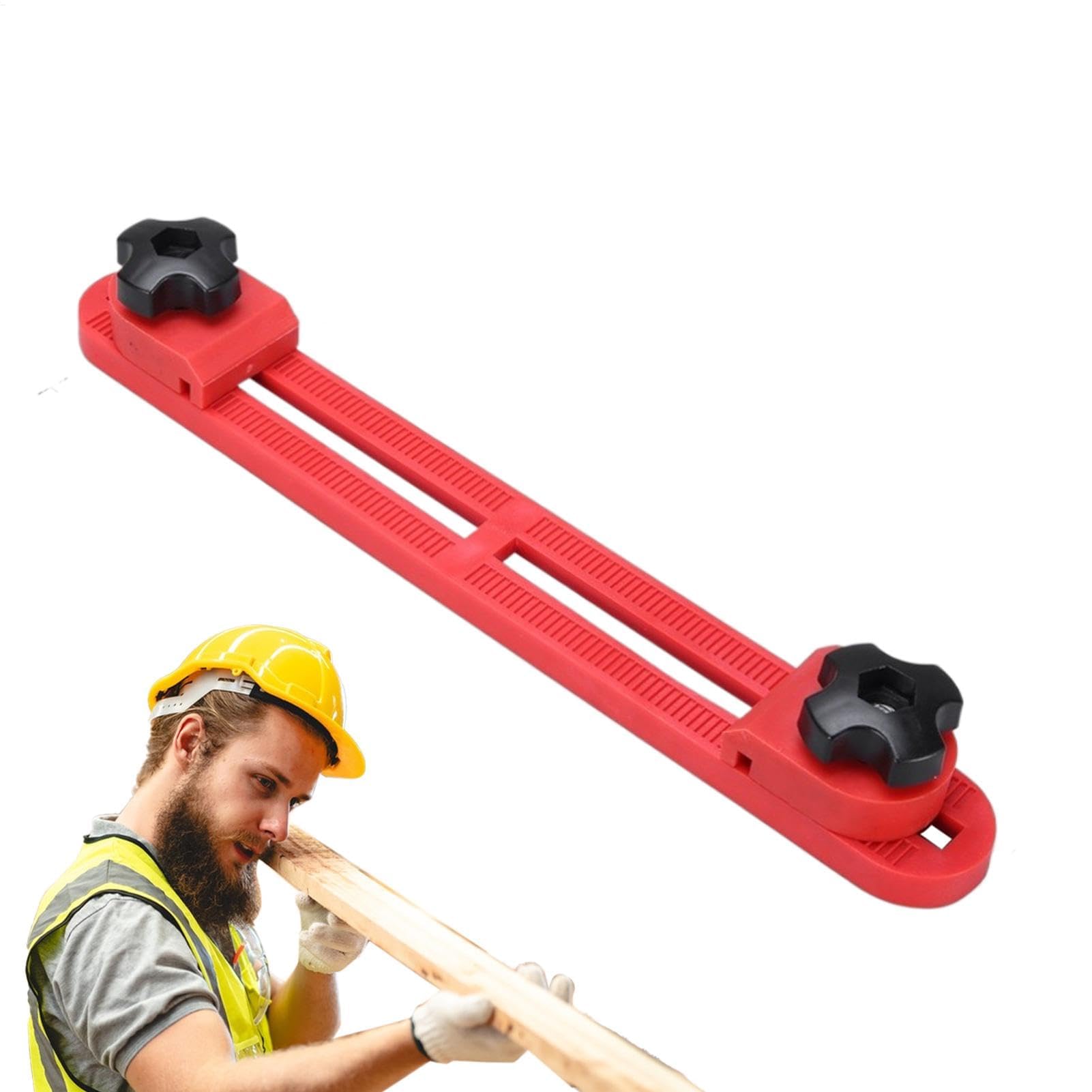 Serplex® Saw Guide for Woodworking, Precision Cutting Machine Saw Guide Attachment, Circular Saw Adjustable Saw Guide for Woodworking, Rugged Nylon Material, Universal Fit for 4-6 inch Circular Saw