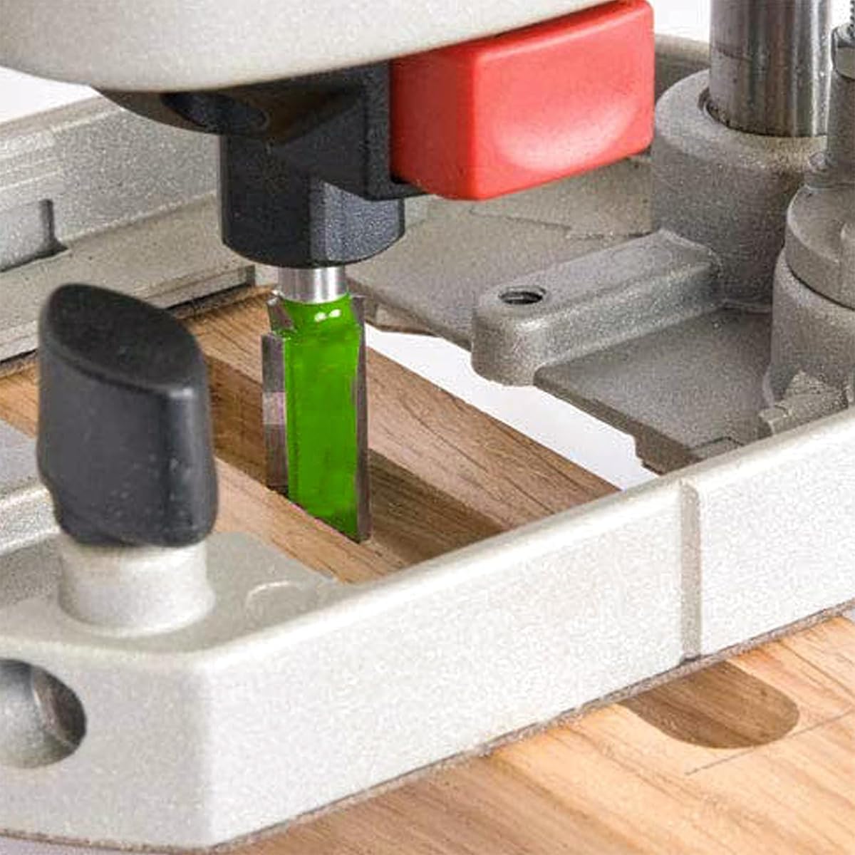 Serplex Router Bit Set for Woodworking with 7pcs 1/4 in Shank and Double & Single Flutes