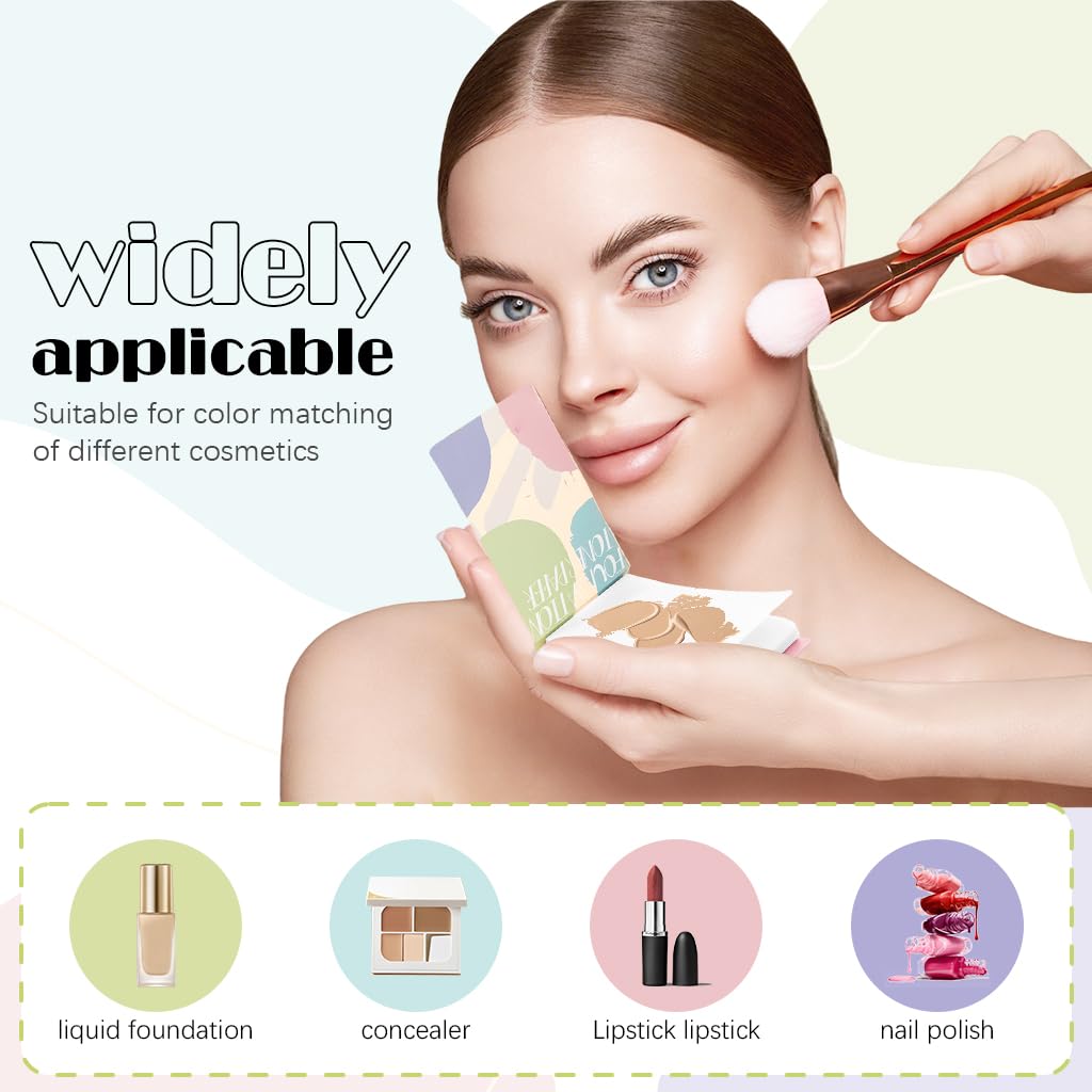 MAYCREATE Makeup Palette Paper for Blending Lipstick and Foundation 100 Sheets featuring Anti Seepage Sulfuric Acid Paper | Disposable for Makeup Artists