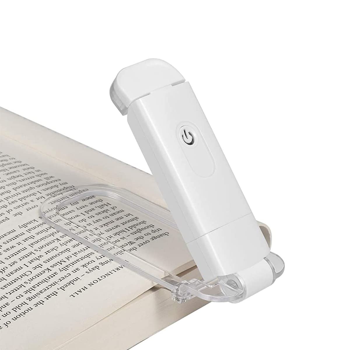 HASTHIP Mini Book Reading Lights Book Light USB Rechargeable Book Light Eye-Friendly LED Book Light Warm White Book Reading Light Clip On Mini Reading Light Foldable Reading Light