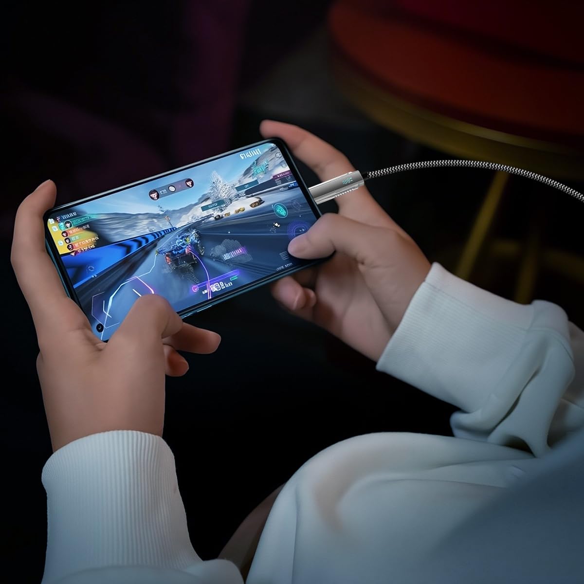 Verilux Type C to Type C Cable for USB C Devices with 100W Fast Charging and 10Gbps Data | 6.5Ft Black