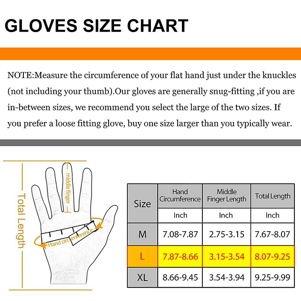 GUSTAVE Winter Gloves for Outdoor Use with Touchscreen Fingertips and Silicone Dot Palm | Soft Knit Lining for Men and Women