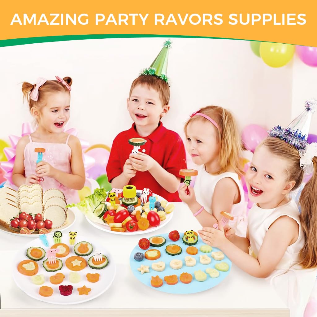 HASTHIP Cookie Cutter Shapes Set for DIY Baking with One Push Demold Tool | 24Pcs Stainless Steel and PP Moulds for Kids Snacks