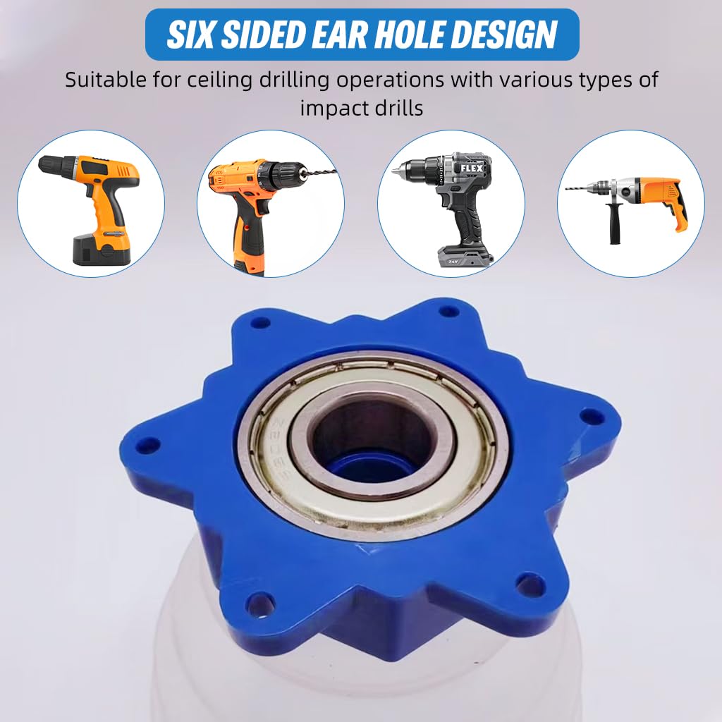 Serplex Hole Saw Dust Bowl 16cm for Drill Dust Collection with Flexible Retractable Cover | Universal Fit