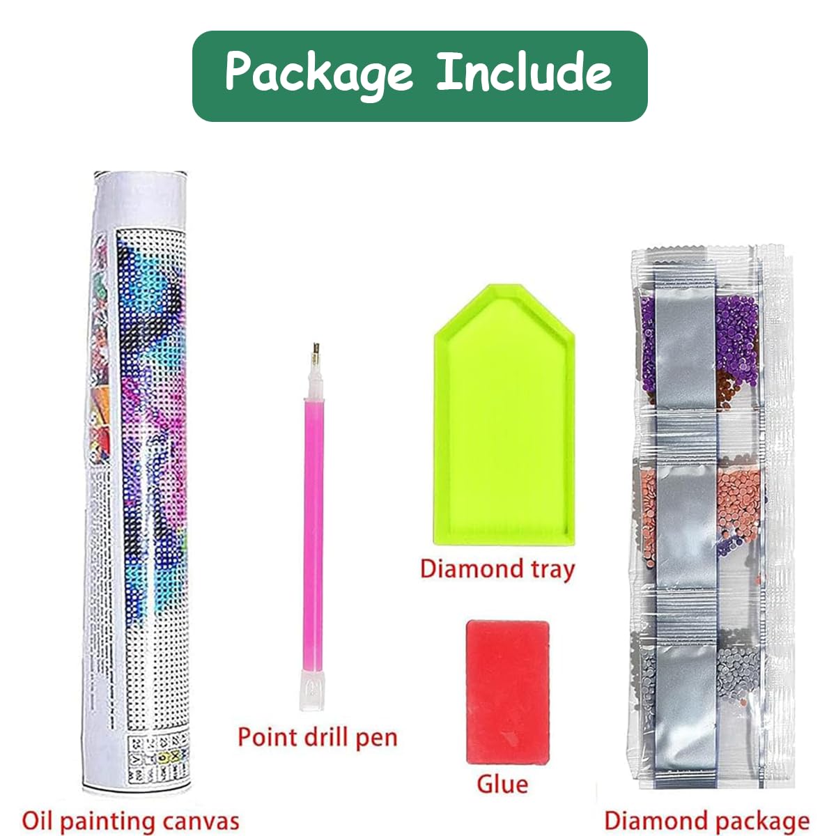 Venzina Diamond Painting Kit for Christmas Tree Wall Decor 12x16in with 5D Gems | Ideal Gift