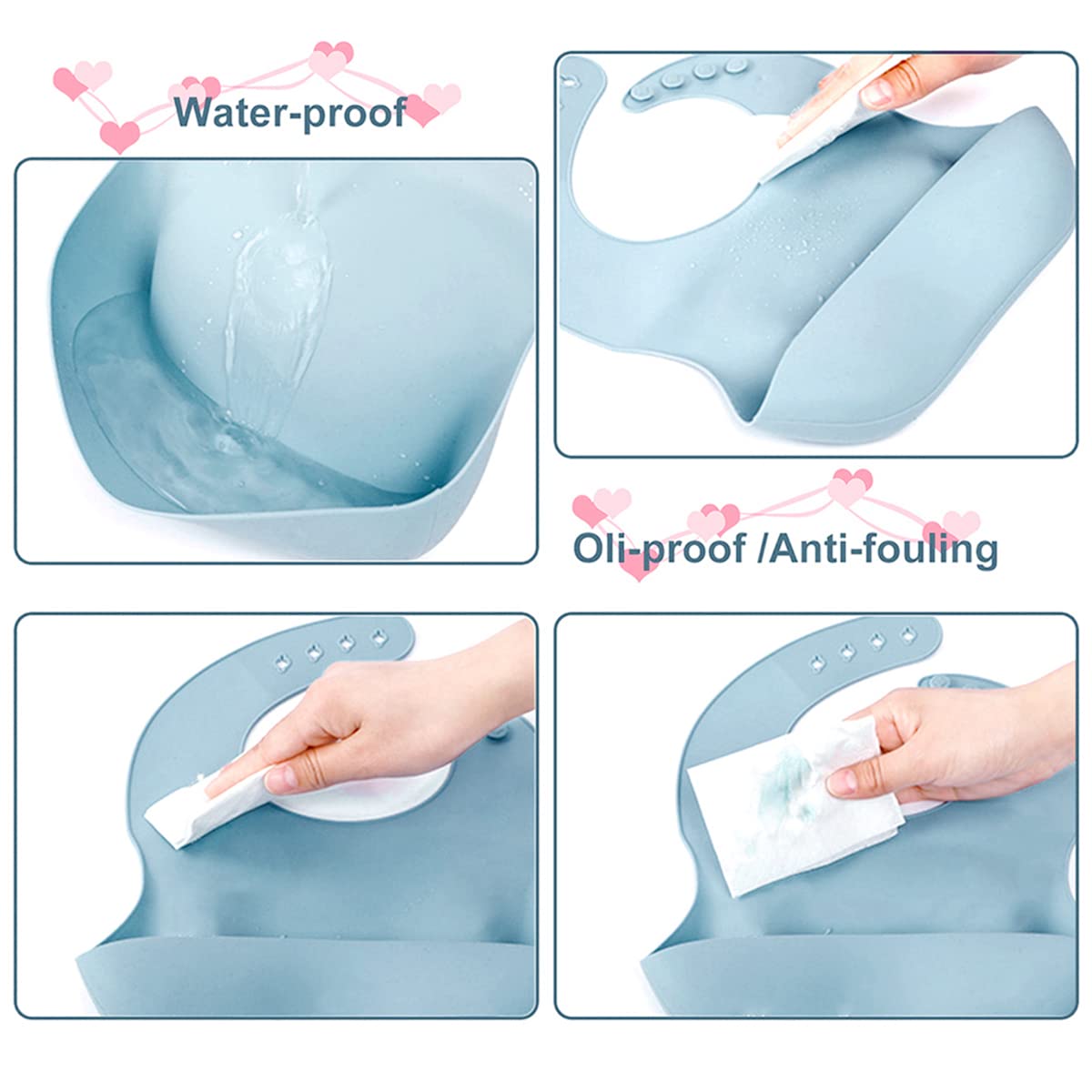 SNOWIE SOFT Silicone Baby Tableware Set for Toddlers with Suction Plate and Bowl | 6Pcs BPA-Free Dishwasher Safe