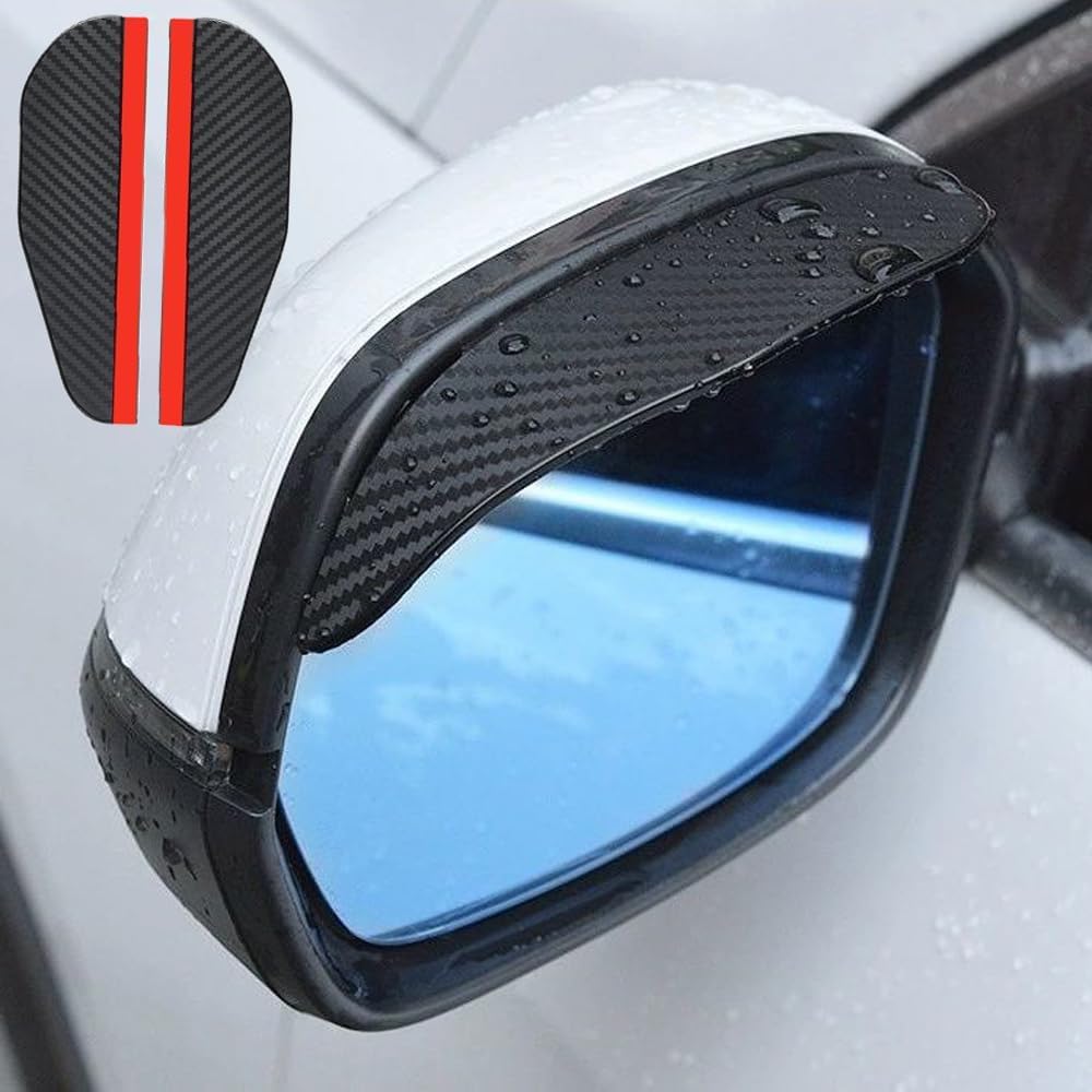 ZIBUYU® Car Rear View Mirror Rain Visor Guard