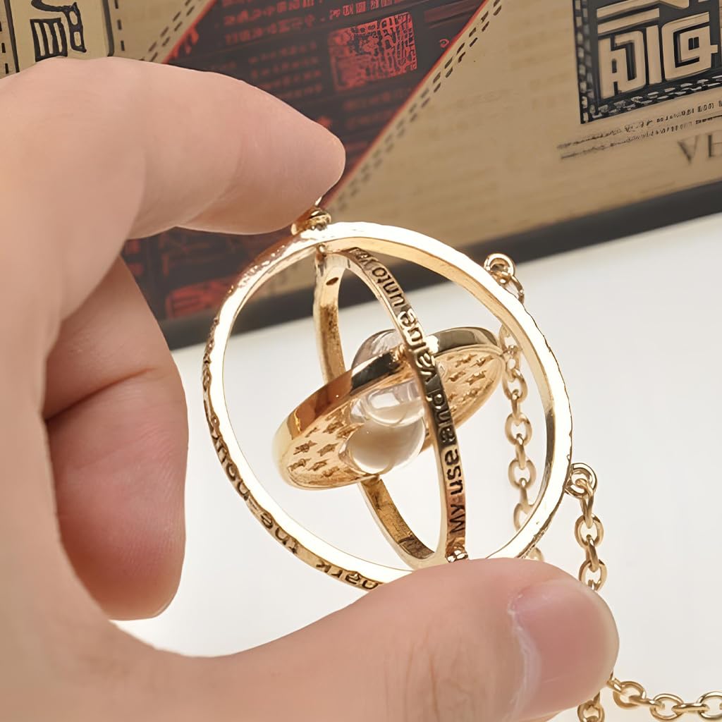 Zibuyu Rotating Time Conversion Necklace for Women featuring Symbolic Design and Elegance