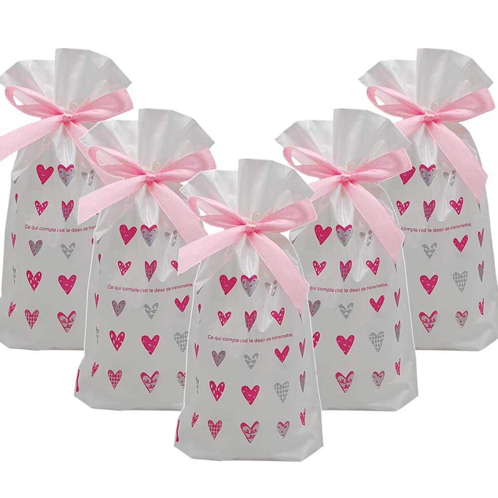 HASTHIP® 50Pcs Return Gift Bags - Small Carry Bags Packing Bag Goodie Bag Return Covers Pouch Birthday Colorful Gift Bages