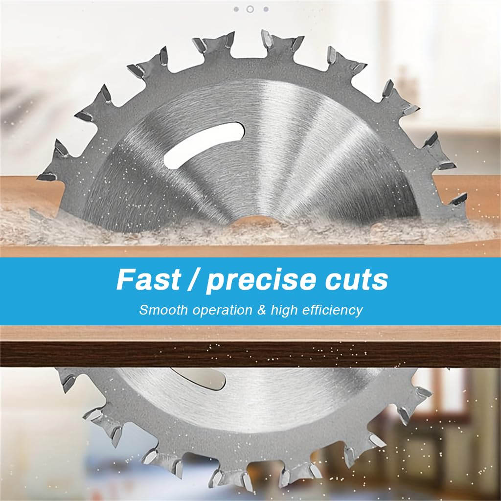 Serplex Carbide Saw Blades for Wood Plastic and Soft Metal with 20 Teeth and Bidirectional Cutting