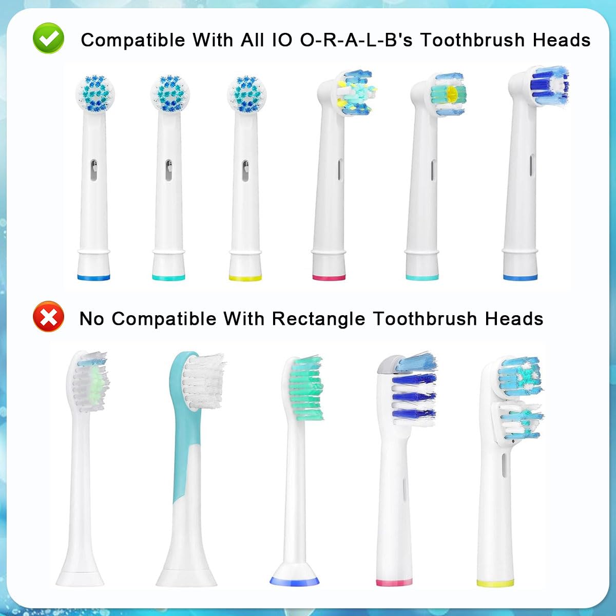 HANNEA Toothbrush Covers for Oral B iO and Pro 1000 | 8PCS Travel and Home Protection Caps